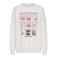 ONLY sweater met print - lichtgrijs/lichtroze