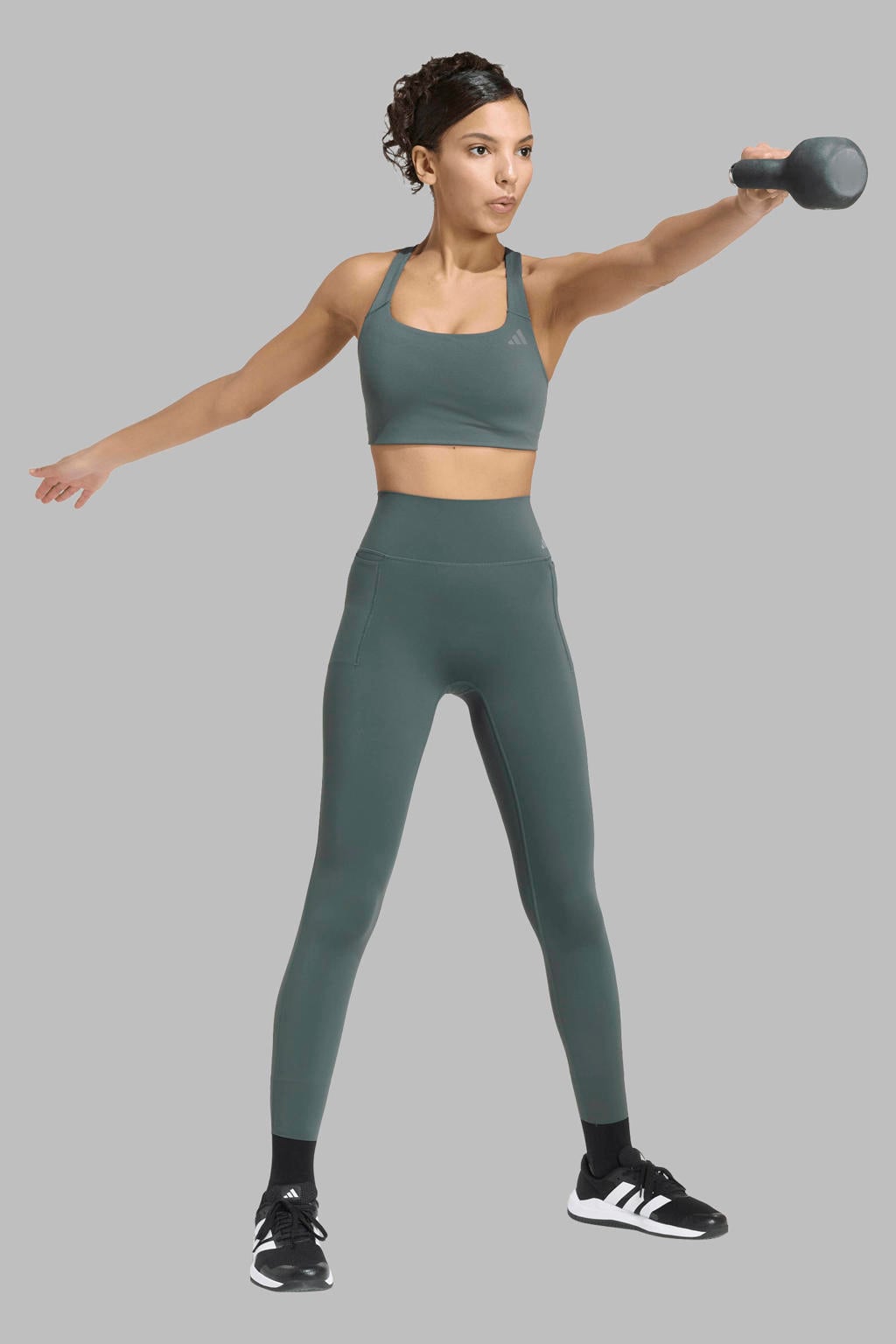 adidas Performance Optimé sportlegging - grijs