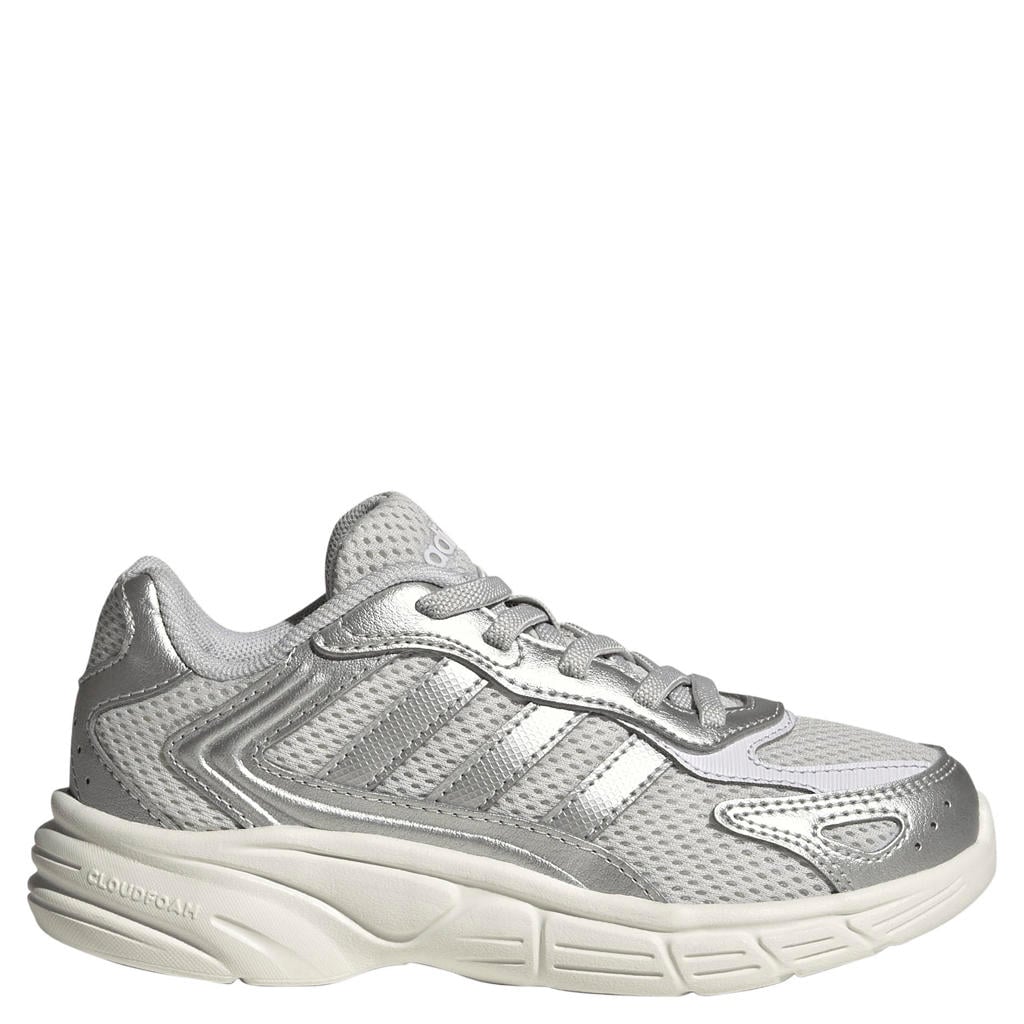 Lichtgrijs en zilverkleurige jongens en meisjes adidas Sportswear Eclyptix 2000 sneakers - grijs van mesh-pu/voering: mesh/voetbed: eva met veters