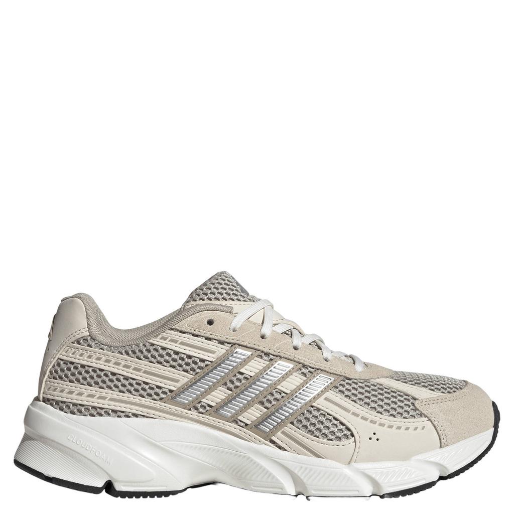 adidas Sportswear Technochaos 2000 chunky leren sneakers - beige/zilvergrijs