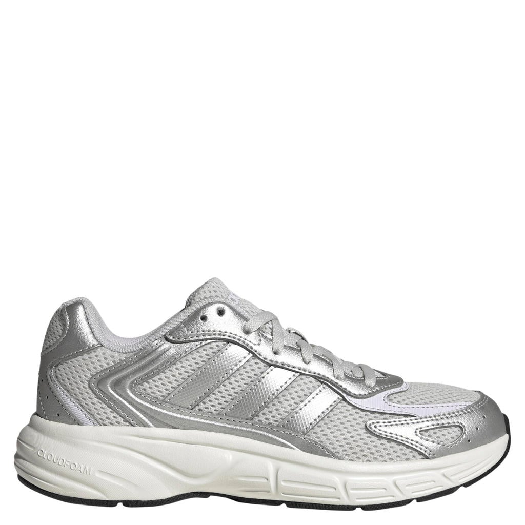 Lichtgrijs en zilverkleurige jongens en meisjes adidas Sportswear Eclyptix 2000 sneakers - grijs van mesh-pu/voering: mesh/voetbed: eva met veters