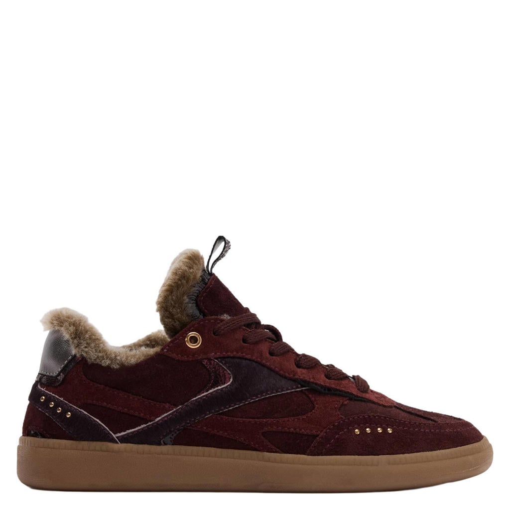 Manfield suède sneakers - bordeaux