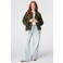 MS Mode Plus Size bomberjack - groen