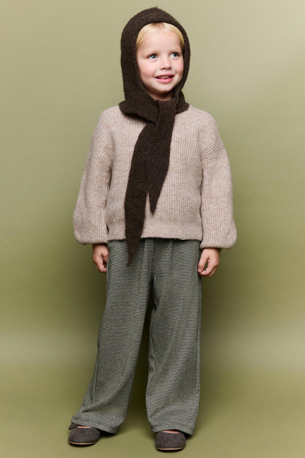 Mango Kids gebreide trui - lichtbruin