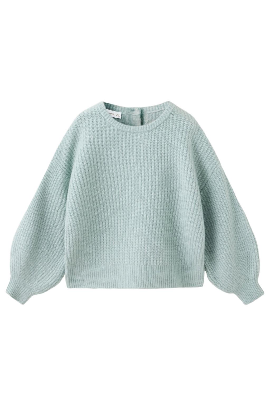 Mango Kids gebreide trui - mintgroen