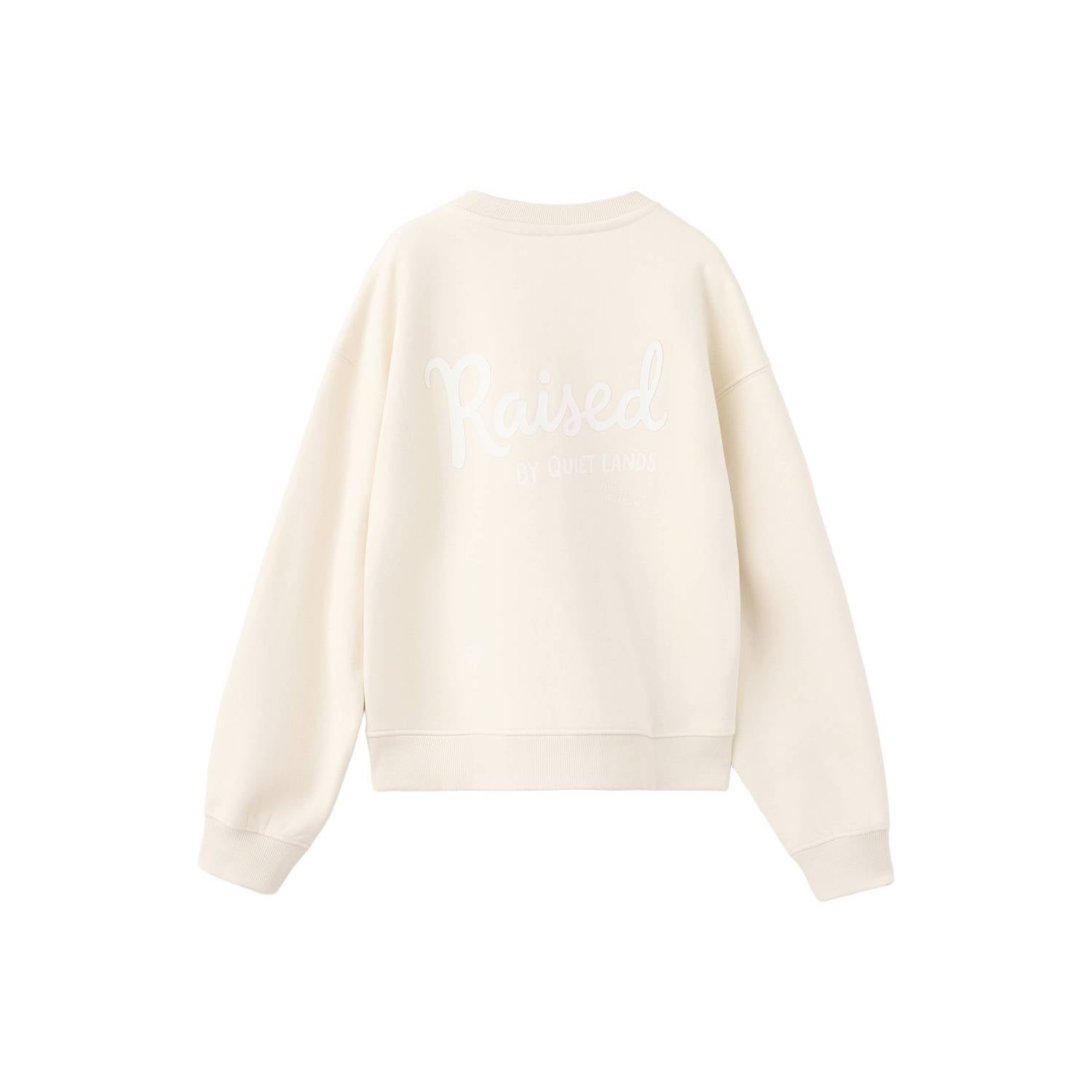 Mango Kids sweater met backprint beige