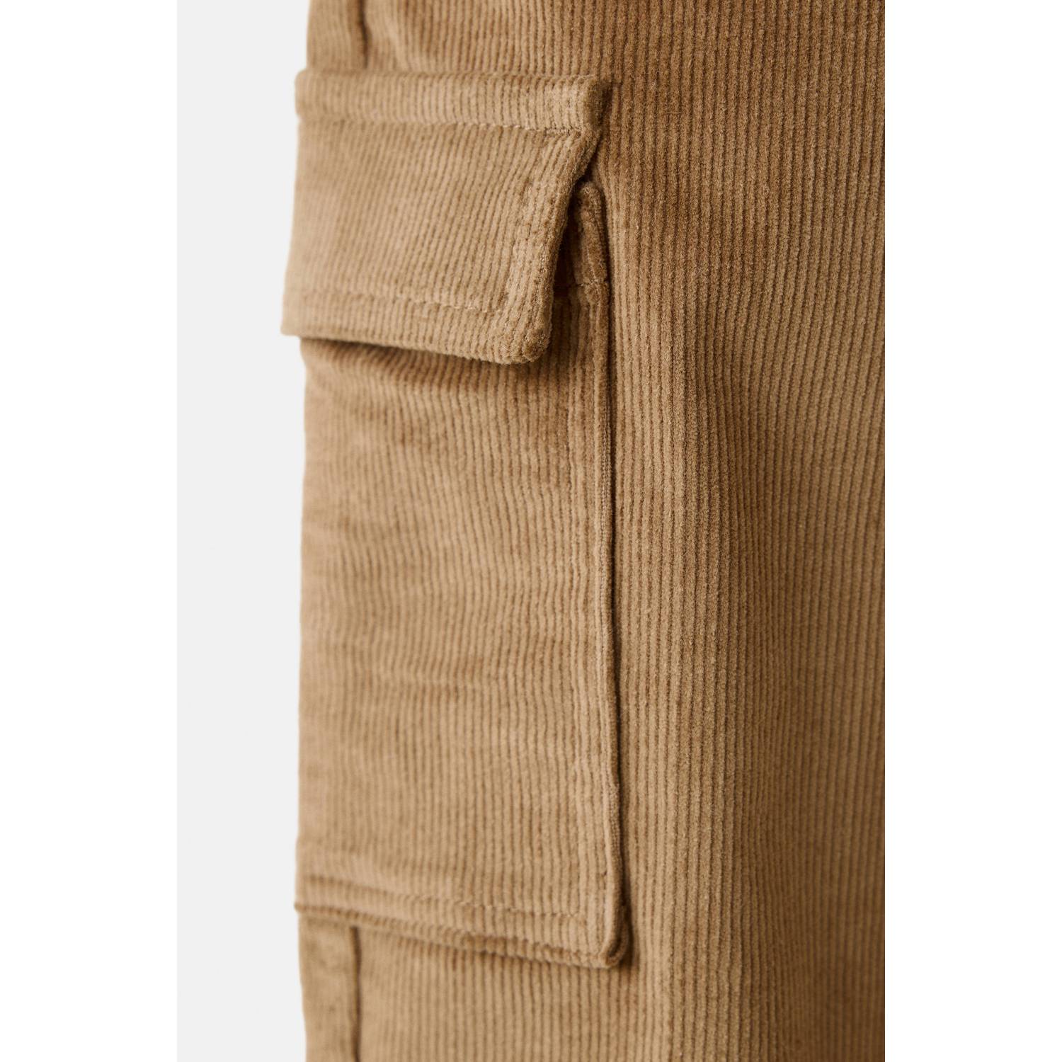 Mango Kids corduroy cargobroek bruin