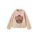 Mango Kids gebreide trui met print - beige