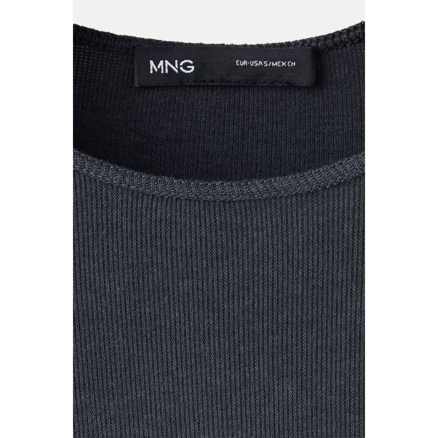 Mango top antraciet