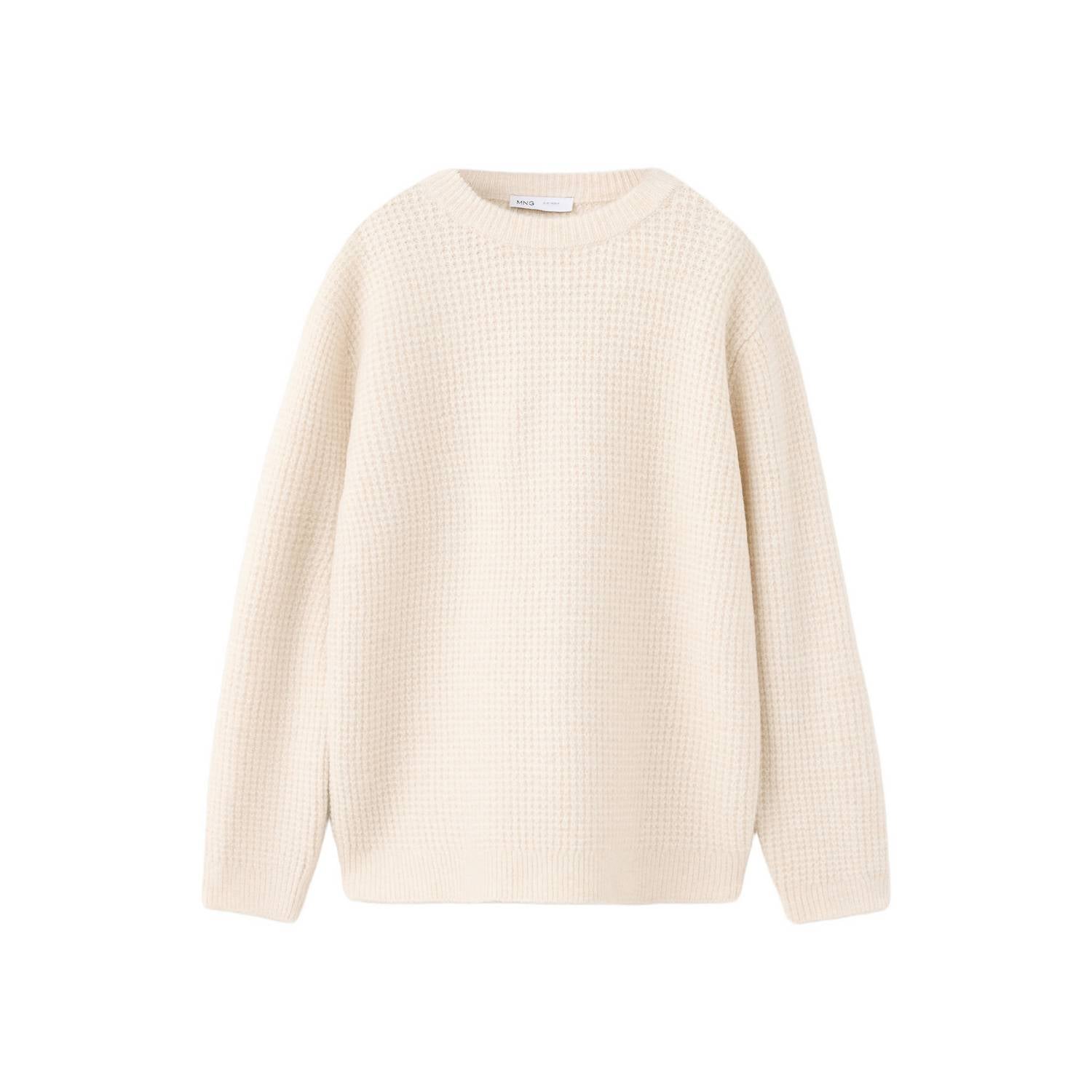 Mango Kids gebreide trui zand