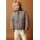 Mango Kids geruite tussenjas - bruin