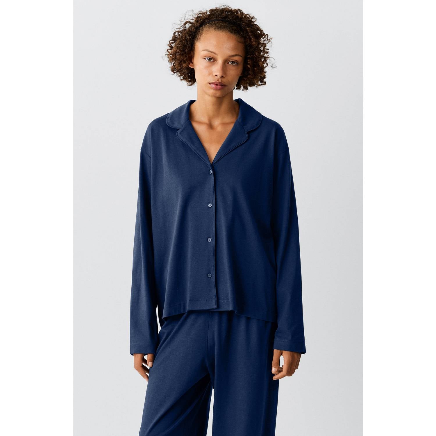 MANGO TEEN pyjama marineblauw