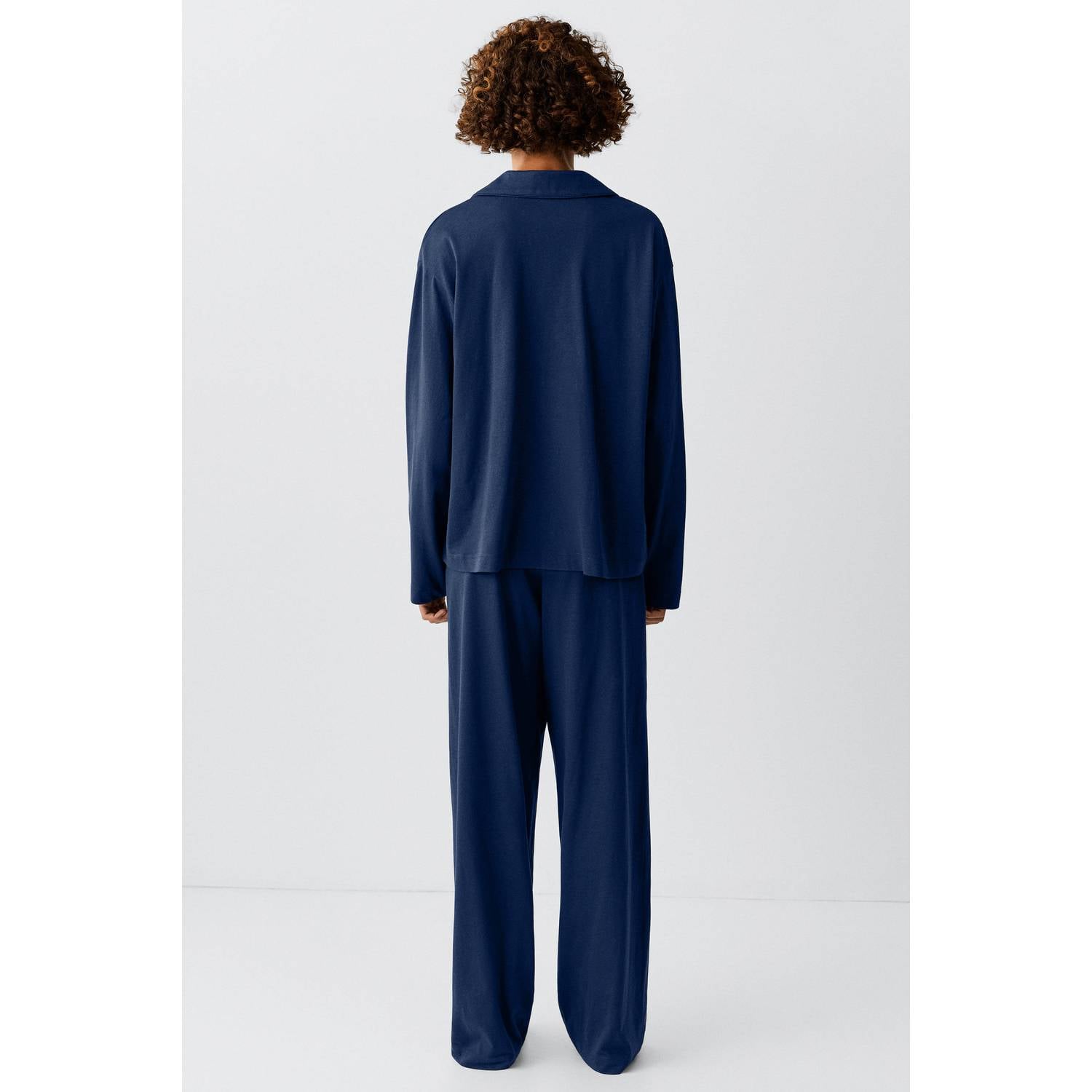 MANGO TEEN pyjama marineblauw