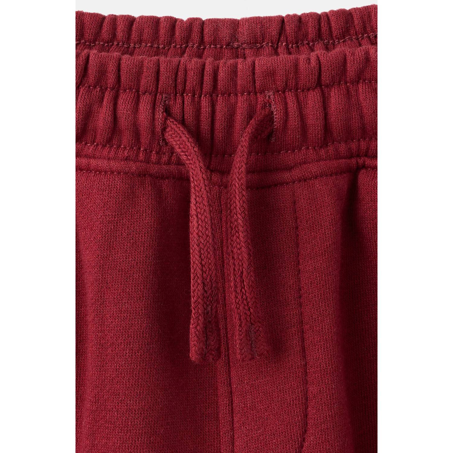 Mango Kids joggingbroek donkerrood