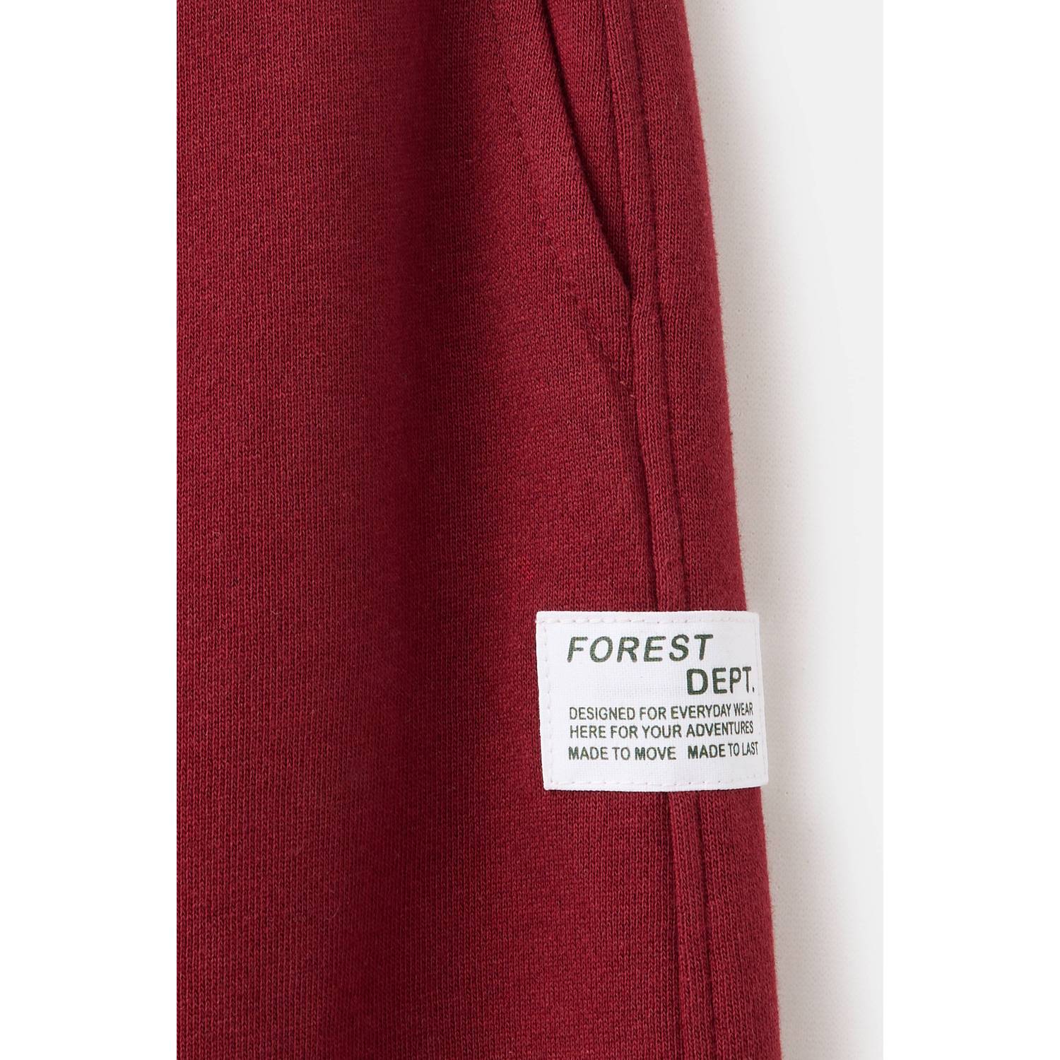 Mango Kids joggingbroek donkerrood