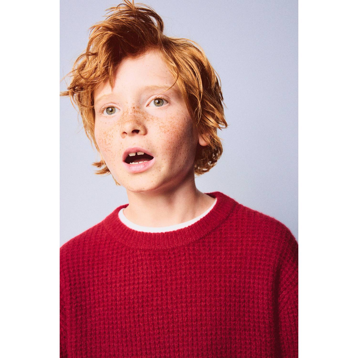 Mango Kids gebreide trui rood