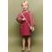 Mango Kids gebloemde overgooier met borduursels - rood