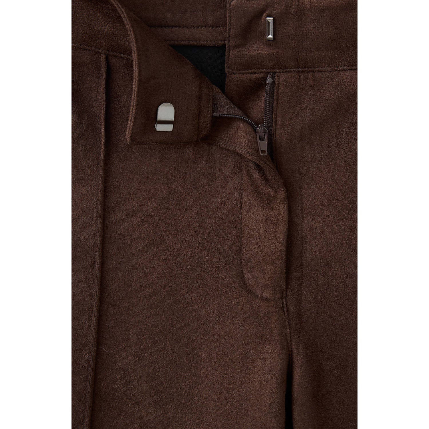Mango flared broek bruin