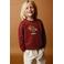 Mango Kids sweater met print - donkerrood