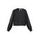 MANGO TEEN gestreepte blousetop met smockwerk - antraciet