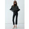 Mango flared broek - zwart