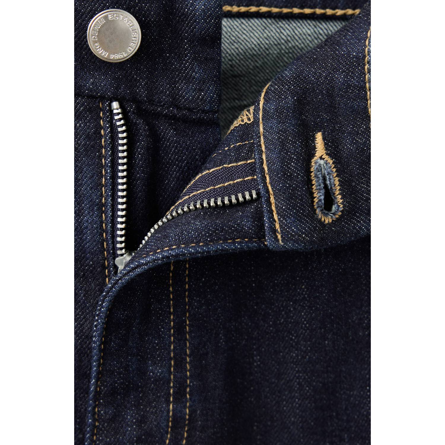 Mango flared jeans dark blue denim