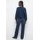 MANGO TEEN gebreide trui met strass-steentjes - donkerblauw
