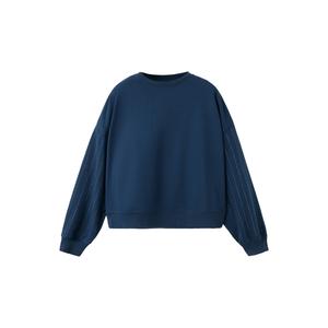 gebreide trui met strass-steentjes - donkerblauw