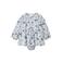 Mango Kids gebloemde korte jurk - donkerblauw/ecru