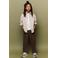 Mango Kids geruit overhemd - zand/rood
