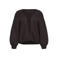 VERO MODA CURVE Plus Size loose fit gebreid vest - donkerbruin