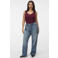 VERO MODA CURVE Plus Size top - donkerrood