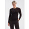 Lady Day kanten top - donkerbruin