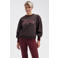 Lady Day sweater met tekst - donkerbruin