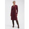 Lady Day travelstof blousejurk - donkerrood