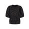 Lady Day top met zebraprint - donkerbruin/zwart