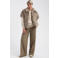 Lady Day corduroy straight leg broek - lichtbruin