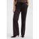 Lady Day travelstof straight leg broek - bruin