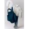 Mango Kids romper met corduroy details - marineblauw