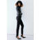 Mango slim fit broek - zwart