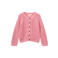 Copenhagen Colors katoenen gebreid vest - roze