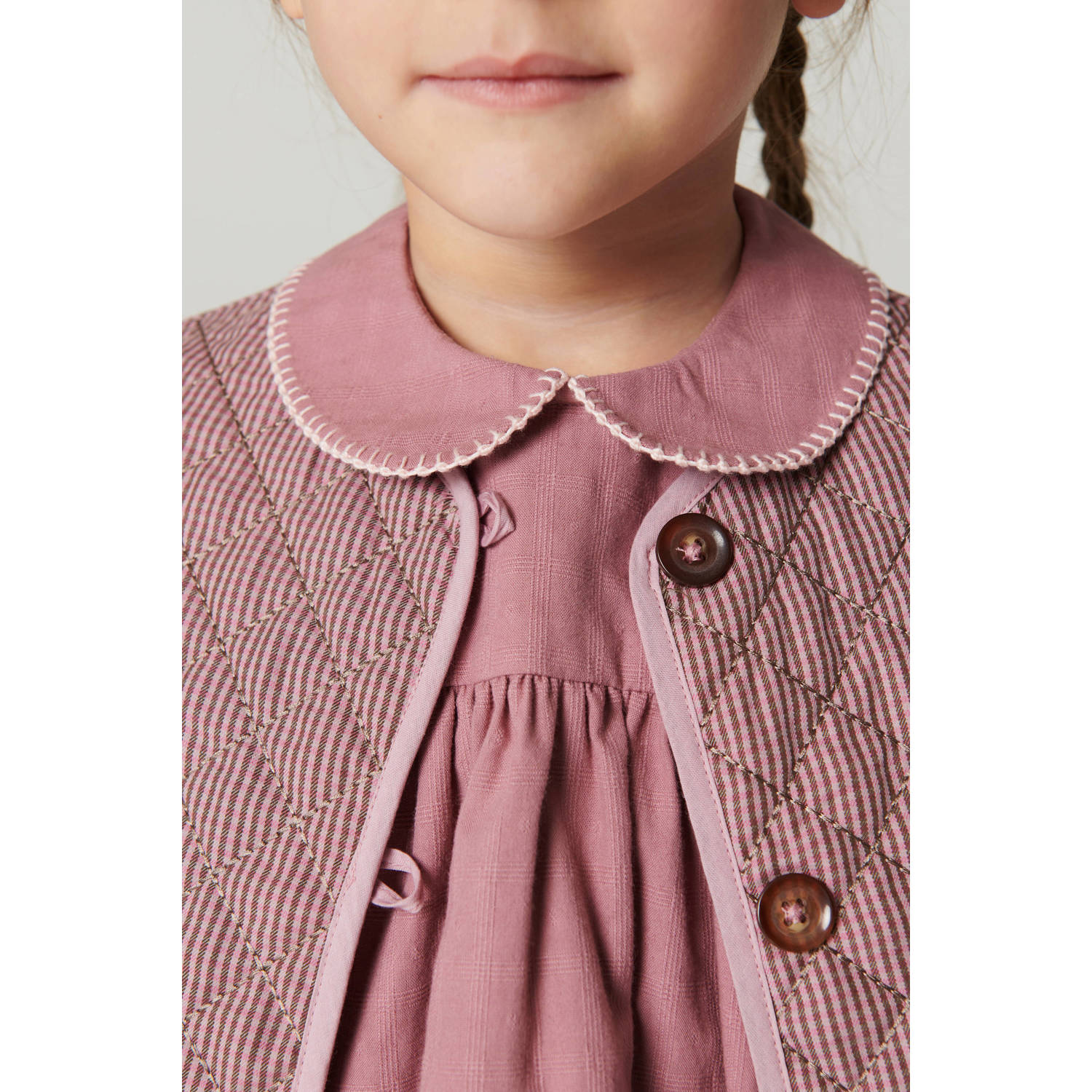 Copenhagen Colors gilet met print roze