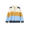 Copenhagen Colors gestreepte polo - mosterdgeel/blauw/ecru