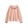 Copenhagen Colors rechtvallende longsleeve met ruches - roze