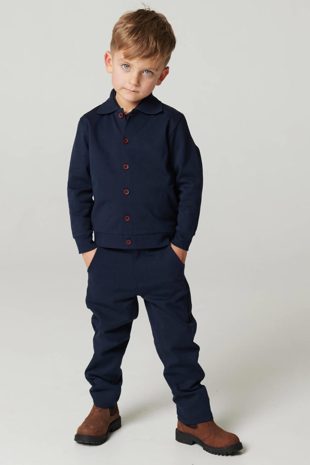 Copenhagen Colors regular fit chino - donkerblauw