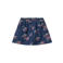 Copenhagen Colors korte spijkerrok met print - dark blue denim