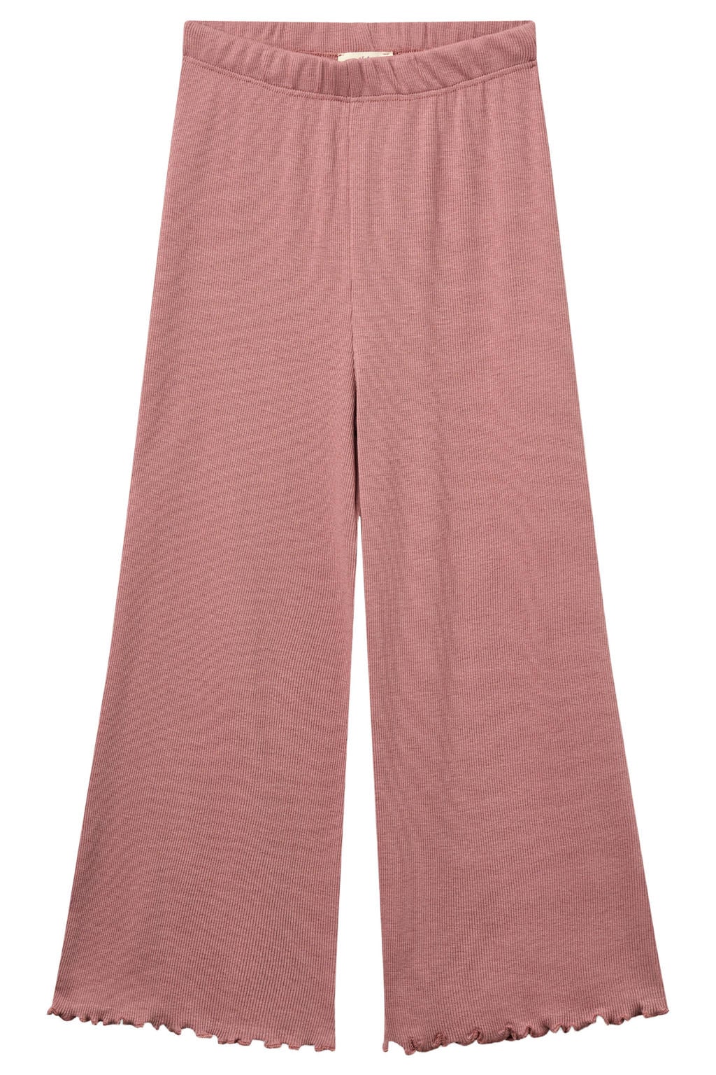 Copenhagen Colors wide leg casual broek - roze