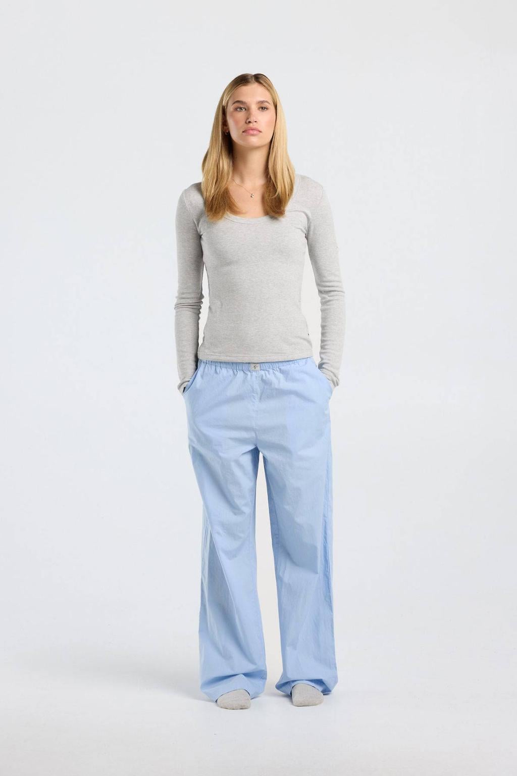 America Today pyjamabroek Mya lichtblauw