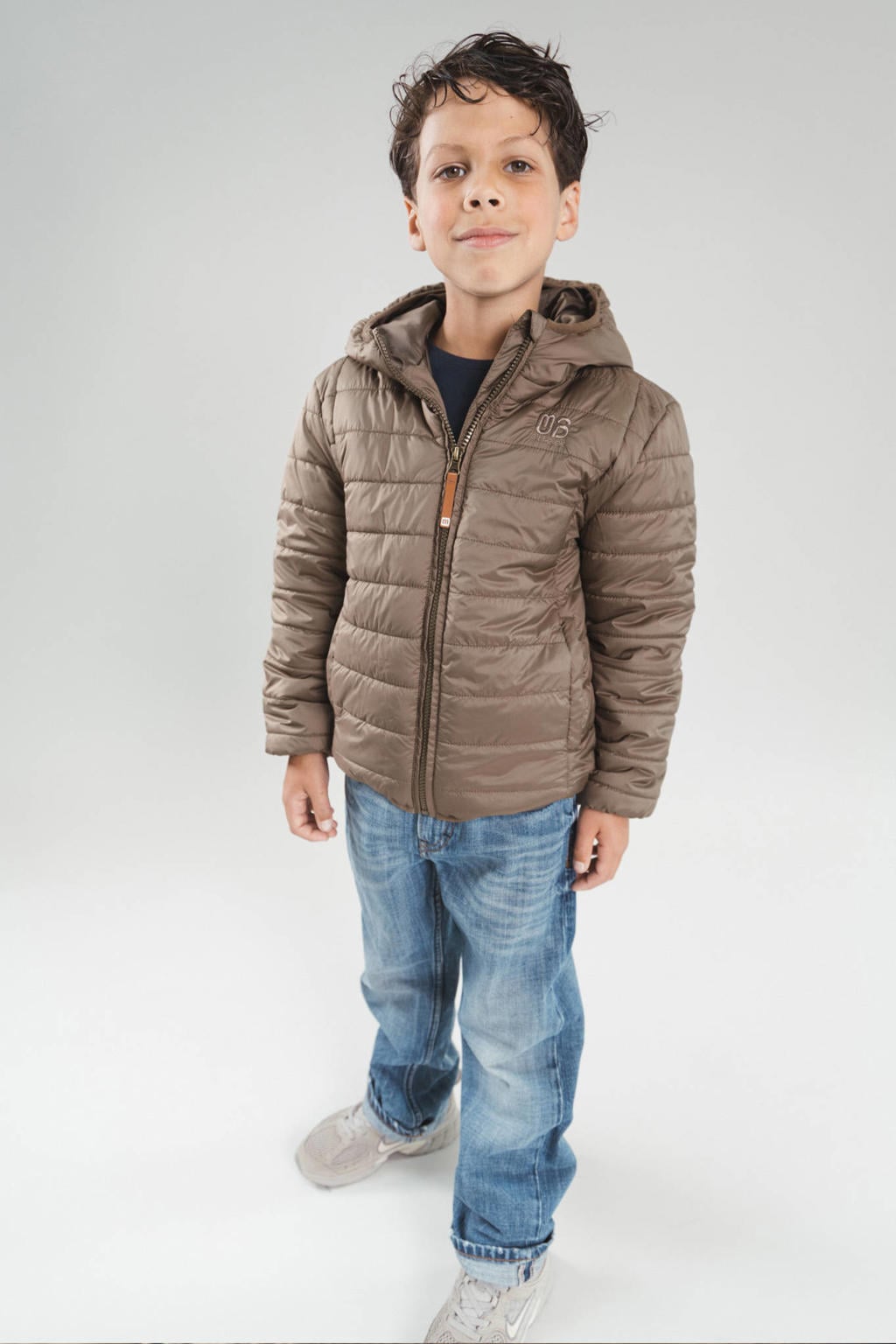 Moodstreet gewatteerde jas - kaki