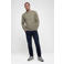 Shoeby relaxed fit sweater met borduursels en backprint - groen